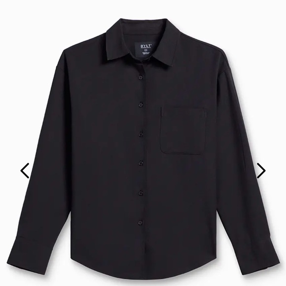 Women’s BYLT Relaxed Button Down Shirt - Picture 8 of 8